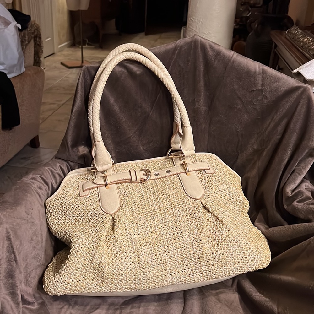 Dana Buchman Woven Shoulder Bag